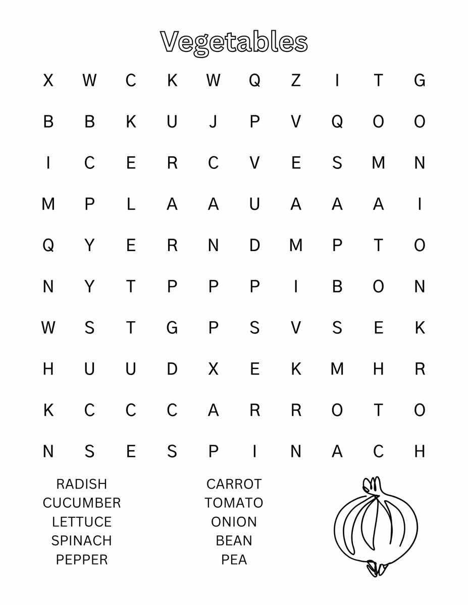 Sample interior page 3 from Fun at Home Word Search for Kids ages 4–8