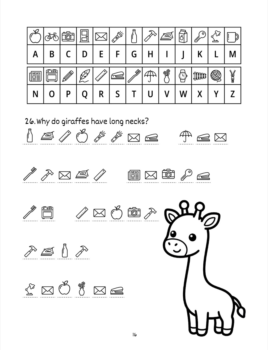 Sample interior page 2 from My First Secret Code Puzzle Book